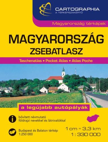 MAGYARORSZÁG ZSEBATLASZ - 1:330.000