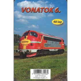 VONATOK 6. - KÁRTYA (48 LAP)