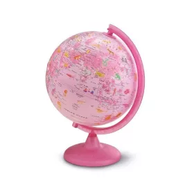   FÖLDGÖMB - 25 CM PINK ZOO (ÁLLATVILÁG) TEMATIKÁVAL - VILÁGÍTÓ