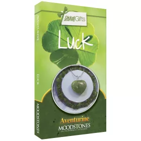   LUCK AVENTURIN - ANGYALI KRISTÁLYOK (KARKÖTŐ+MEDÁL LÁNCCAL)