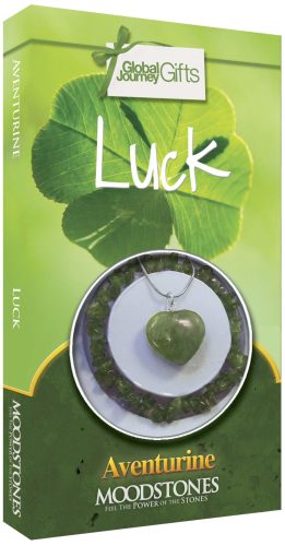 LUCK AVENTURIN - ANGYALI KRISTÁLYOK (KARKÖTŐ+MEDÁL LÁNCCAL)