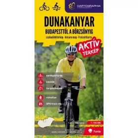 DUNAKANYAR BUDAPESTTŐL A BÖRZSÖNYIG - AKTÍV TÉRKÉP