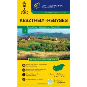 KESZTHELYI-HEGYSÉG TURISTATÉRKÉP -SC-