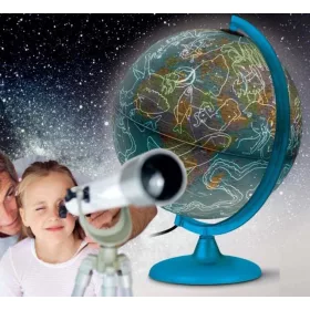 FÖLD- ÉS CSILLAGGÖMB 25CM (NIGHT&DAY) VILÁGÍTÓ