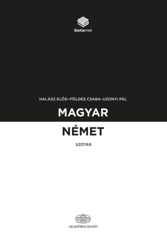 MAGYAR-NÉMET SZÓTÁR + ONLINE SZÓTÁRCSOMAG