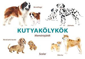 KUTYAKÖLYKÖK - MEMÓRIAJÁTÉK