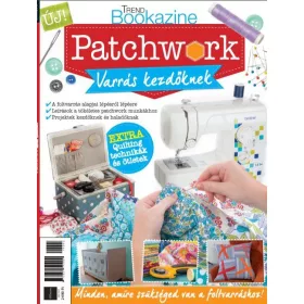 PATCHWORK - VARRÁS KEZDŐKNEK - TREND BOOKAZINE -
