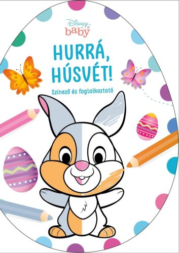 DISNEY BABY - HURRÁ, HÚSVÉT!  TOJÁS ALAKÚ SZÍNEZŐ