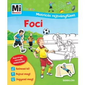 FOCI - MI MICSODA JUNIOR (MATRICÁS REJTVÉNYFÜZET)