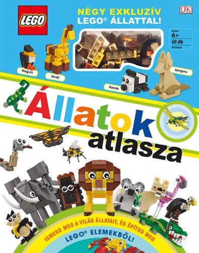 LEGO ÁLLATOK ATLASZA - NÉGY EXKLUZÍV LEGO ÁLLATTAL!