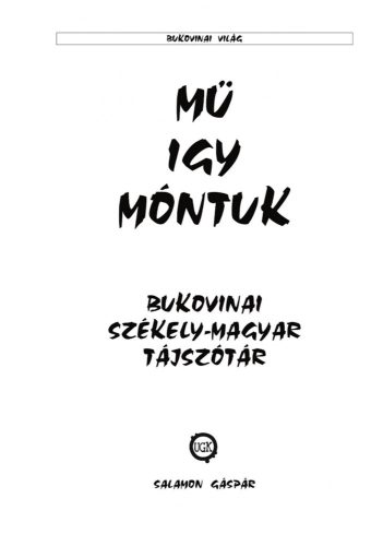 MÜ IGY MÓNTUK