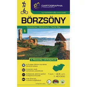 BÖRZSÖNY TURISTATÉRKÉP - CART. --SC- 1:40 000 (ÚJ!)