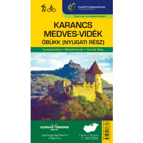   KARANCS - MEDVES-VIDÉK-ÓBÜKK - TURISTATÉRKÉP (NYUGATI RÉSZ)