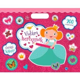 VIDÁM HERCEGNŐK - ÓRIÁS KIFESTŐ (200 MATRICÁVAL)