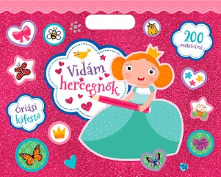 VIDÁM HERCEGNŐK - ÓRIÁS KIFESTŐ (200 MATRICÁVAL)