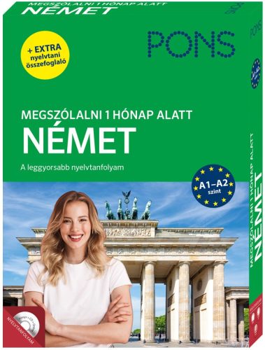 PONS MEGSZÓLALNI 1 HÓNAP ALATT - NÉMET (CD ÉS ONLINE HANGANYAG)