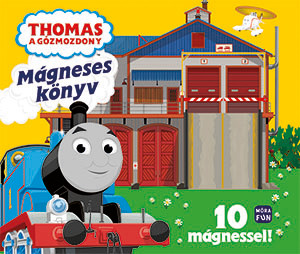 THOMAS A GŐZMOZDONY - MÁGNESES KÖNYV (10 MÁGNESSEL!)