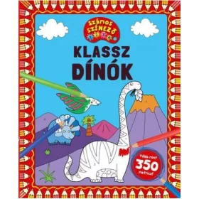 KLASSZ DÍNÓK - SZÁMOS SZÍNEZŐ