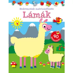 LÁMÁK - KEDVENCEINK MATRICÁSFÜZETE