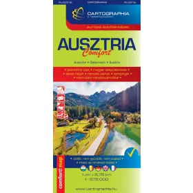   AUSZTRIA COMFORT TÉRKÉP 1:575 000 (COMFORT! MAP, VÍZÁLLÓ)