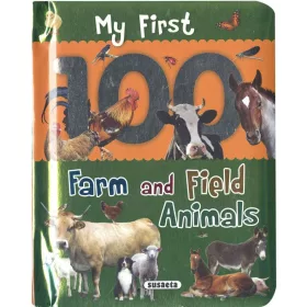 MY FIRST 100 WORDS - FARM AND FIELD ANIMALS (ANGOL)