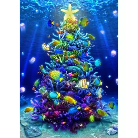 CHRISTMAS SEA (3D POSTCARD)