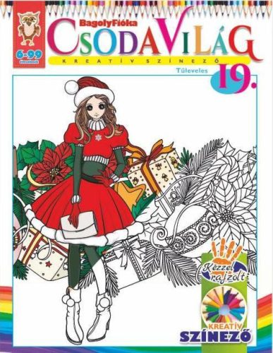 CSODAVILÁG KREATÍV SZÍNEZŐ 19. - TŰLEVELES