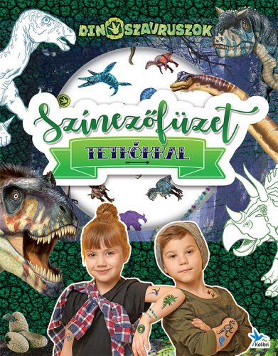 SZÍNEZŐFÜZET TETKÓKKAL - DINOSZAURUSZOK