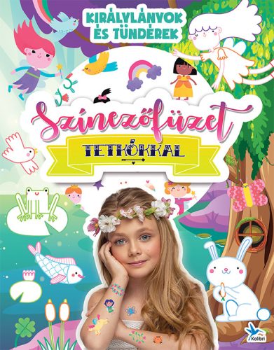 SZÍNEZŐFÜZET TETKÓKKAL - KIRÁLYLÁNYOK ÉS TÜNDÉREK
