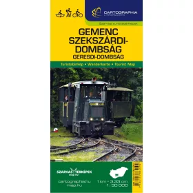 GEMENC, SZEKSZÁRDI-DOMBSÁG TURISTATÉRKÉP