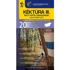 KÉKTÚRA III. TÉRKÉPSZETT (DÉL-DUNÁNTÚL)