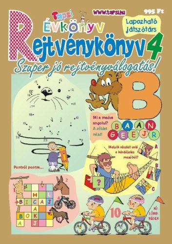 TAPSI ÉVKÖNYV - REJTVÉNYKÖNYV 4.