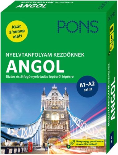 PONS NYELVTANFOLYAM KEZDŐKNEK ANGOL