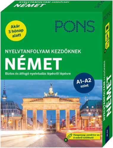 PONS NYELVTANFOLYAM KEZDŐKNEK NÉMET