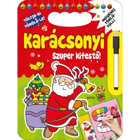 KARÁCSONYI SZUPER KIFESTŐ- PIROS