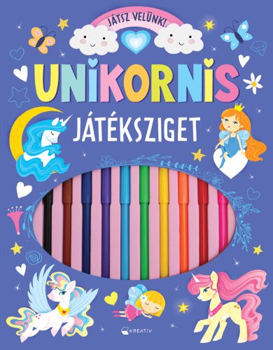 UNIKORNIS JÁTÉKSZIGET - JÁTSSZ VELÜNK!  (FILCTOLL KÉSZLETTEL)