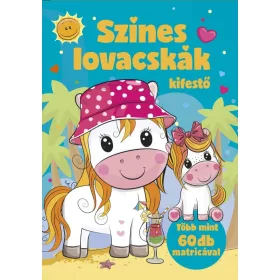 SZÍNES LOVACSKÁK KIFESTŐ