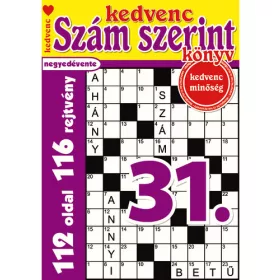 KEDVENC SZÁM SZERINT KÖNYV 31.