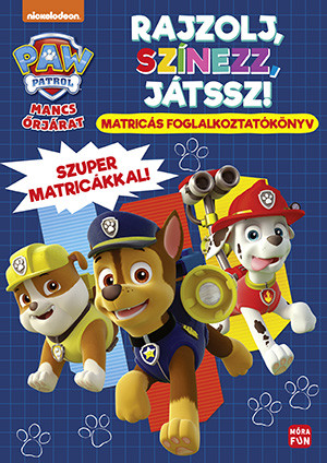 MANCS ŐRJÁRAT - RAJZOLJ, SZÍNEZZ, JÁTSSZ! MATRICÁS FOGLALKOZTATÓKÖNYV SZUPER MAT
