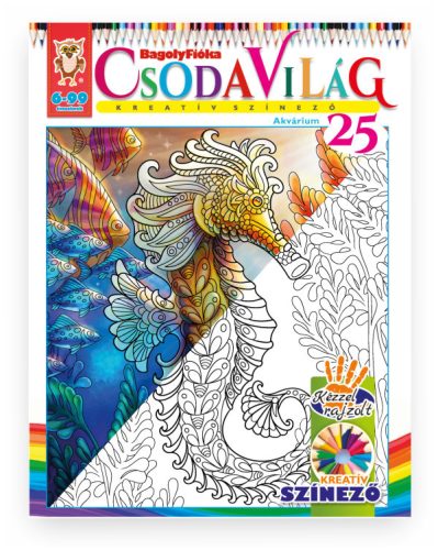 CSODAVILÁG KREATÍV SZÍNEZŐ 25. - AKVÁRIUM