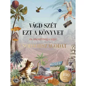  VÁGD SZÉT EZT A KÖNYVET, ÉS ALKOSD MEG A SAJÁT CSODAORSZÁGODAT - KOLLÁZSKÖNYV