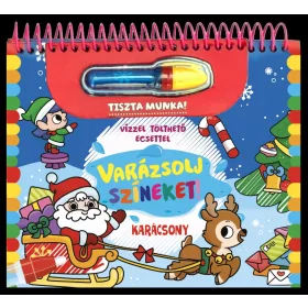   VARÁZSOLJ SZÍNEKET! - KARÁCSONY (VÍZZEL TÖLTHETŐ ECSETTEL)
