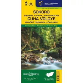 SOKORÓ, CUHA VÖLGYE TURISTATÉRKÉP 1 : 50 000