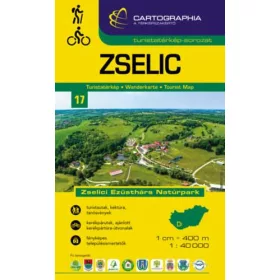   ZSELIC TURISTATÉRKÉP 1:40 000 (ZSELICI EZÜSTHÁRS NATÚRPARK)