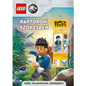   LEGO JURASSIC WORLD - RAPTOROK SZÖKÉSBEN  - JÁTÉK, FELADVÁNYOK, KÉPREGÉNY!