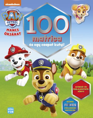 MANCS ŐRJÁRAT - 100 MATRICA ÉS EGY CSAPAT KUTYI! - SZÍNEZŐ ÉS FOGLALKOZTATÓKÖNYV