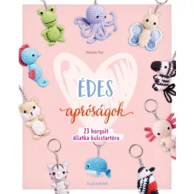ÉDES APRÓSÁGOK - 23 HORGOLT ÁLLATKA KULCSTARTÓRA