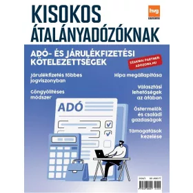   KISOKOS ÁTALÁNYADÓZÓKNAK - ADÓ- ÉS JÁRULÉKFIZETÉSI KÖTELEZETTSÉGEK 2024/3