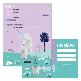 PARTIMEGHÍVÓ BORÍTÉKKAL CUTE ANIMALS UNICORN (5448) 25
