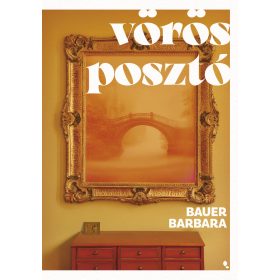 VÖRÖS POSZTÓ - ÉLFESTETT